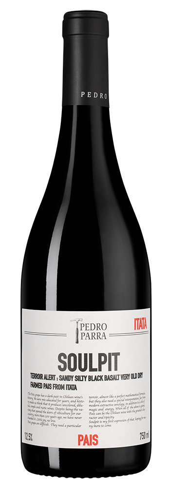 Вино Soulpit, Pedro Parra y Familia, 2021, (151129), Чили, Южный регион, красное, сухое, 0.75 л, Паис Соулпит, цена 12490 рублей