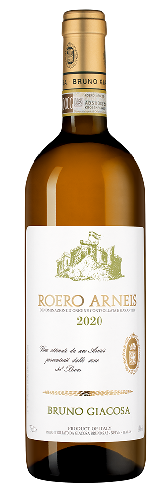 Вино Roero Arneis, Bruno Giacosa, 2020, (128866), Италия, Пьемонт, белое, сухое, 0.75 л, Роэро Арнеис, цена 9490 рублей