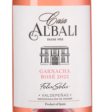 Вино Casa Albali Garnacha Rose, (142314), розовое полусухое, 2022 г., 0.75 л, Каса Албали Гарнача Розе цена 1290 рублей
