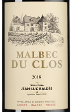 Вино Cahors Malbec du Clos, (136221), красное сухое, 2018 г., 0.75 л, Каор Мальбек дю Кло цена 3290 рублей