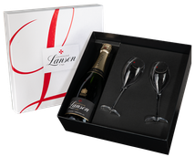 Белое игристое вино и шампанское Le Black Création 257 Brut в подарочной упаковке