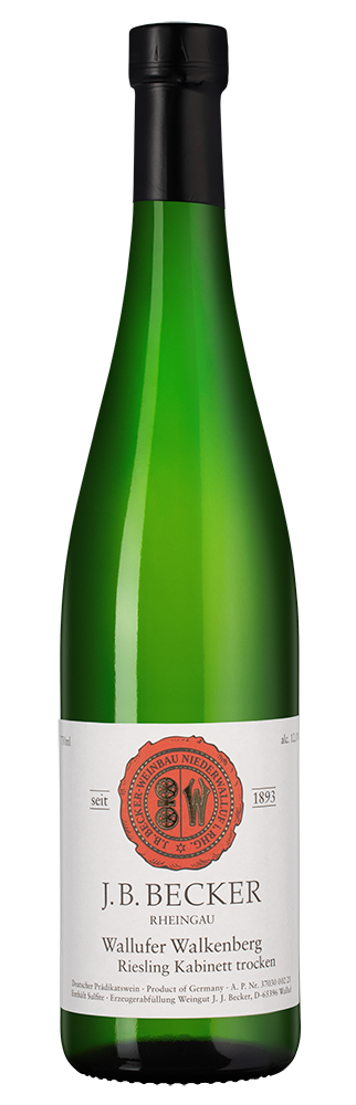Вино Wallufer Walkenberg Riesling Kabinett, J. B. Becker, 2023, (154851), Германия, Рейнгау, белое, полусухое, 0.75 л, Рислинг Валлуфер Валькенберг Кабинет, цена 6790 рублей