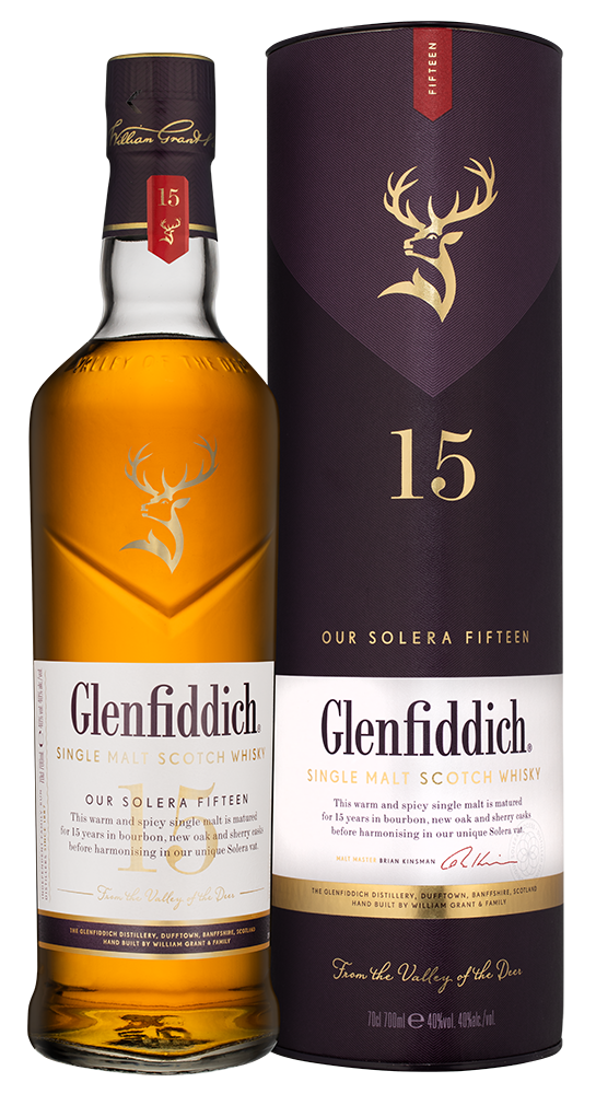 Виски Glenfiddich 15 Years Old в подарочной упаковке, (157288), Шотландия, Хайленд, 0.7 л, Гленфиддик 15 лет, цена 7990 рублей
