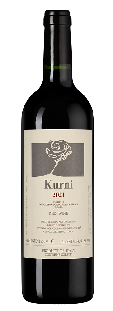 Вино Kurni, Oasi degli Angeli, 2021, (145290), Италия, Марке, красное, полусладкое, 0.75 л, Курни, цена 29990 рублей