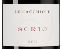 Красное сухое вино Сира Scrio в подарочной упаковке