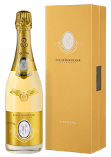 Шампанское Louis Roederer Cristal, (126674), gift box в подарочной упаковке, белое брют, 2013 г., 0.75 л, Кристаль Брют цена 69990 рублей
