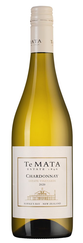 Вино Estate Vineyards Chardonnay, Te Mata, 2020, (132738), Новая Зеландия, Хокс Бей, белое, сухое, 0.75 л, Эстейт Виньярдс Шардоне, цена 3490 рублей
