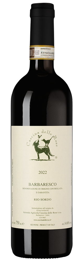 Вино Barbaresco Rio Sordo, Cascina delle Rose, 2022, (159214), Италия, Пьемонт, красное, сухое, 0.75 л, Барбареско Рио Сордо, цена 22490 рублей
