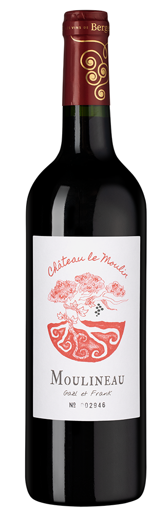 Вино Bergerac Moulineau, Chateau Le Moulin, 2022, (152933), Франция, Юго-Запад, красное, сухое, 0.75 л, Мулино, цена 3140 рублей