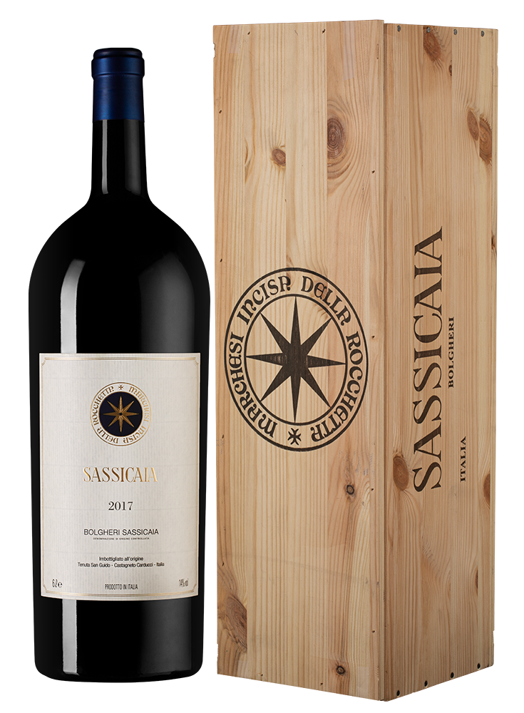 Вино Sassicaia, Tenuta San Guido, 2017, 6л, (122751), Италия, Тоскана, красное, сухое, 6 л, Сассикайя, цена 1999990 рублей