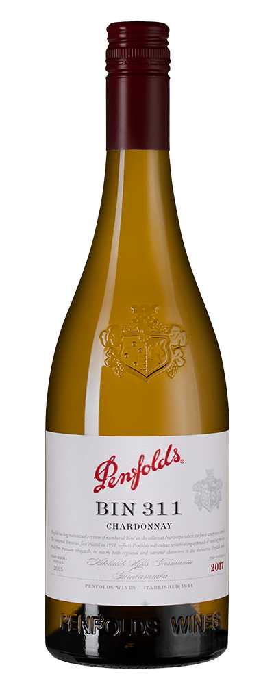Вино Penfolds Bin 311 Chardonnay, 2018, (136725), Австралия, Юго-Восточная Австралия, белое, сухое, 0.75 л, Пенфолдс Бин 311 Шардоне, цена 9490 рублей