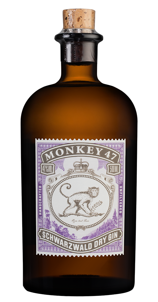 Джин Monkey 47 Schwarzwald Dry Gin, 0.5л, (124256), Германия, 0.5 л, Манки 47 Шварцвальд Драй Джин, цена 8890 рублей