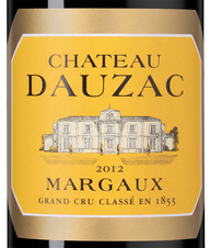Вино Chateau Dauzac, (143468), красное сухое, 2012 г., 0.75 л, Шато Дозак цена 11490 рублей