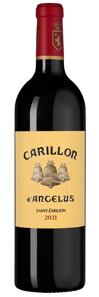 Вино Le Carillon d'Angelus (Saint-Emilion), Chateau Angelus, 2021, (141528), Франция, Бордо, красное, сухое, 0.75 л, Ле Карийон д'Анжелюс, цена 36490 рублей