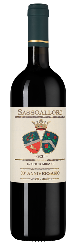 Вино Sassoalloro, Castello di Montepo di Jacopo Biondi Santi, 2021, (141855), Италия, Тоскана, красное, сухое, 0.75 л, Сассоаллоро, цена 6990 рублей