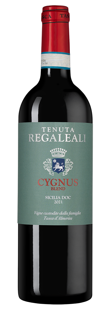 Вино Tenuta Regaleali Cygnus, Tasca d'Almerita, 2021, (154574), Италия, Сицилия, красное, сухое, 0.75 л, Тенута Регалеали Чинюс, цена 4990 рублей