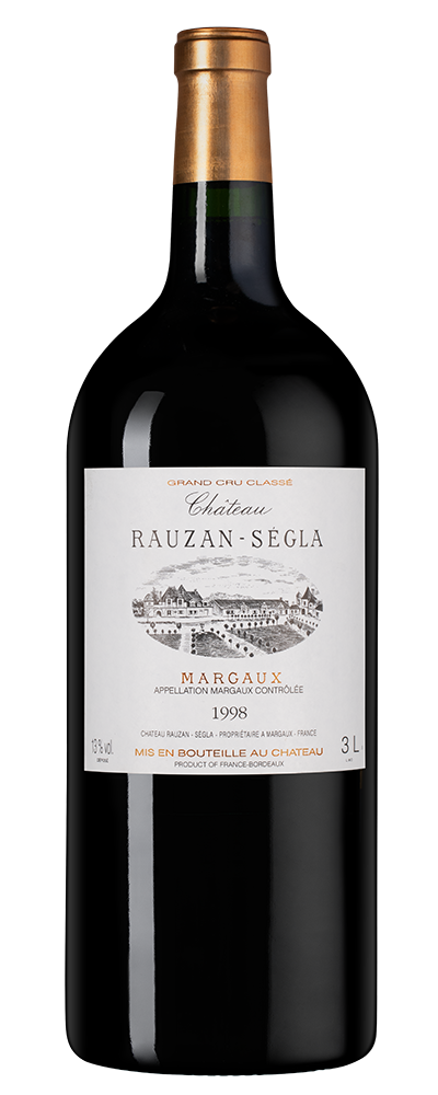 Вино Chateau Rauzan-Segla, 1998, 3л, (142541), Франция, Бордо, красное, сухое, 3 л, Шато Розан-Сегла, цена 254990 рублей