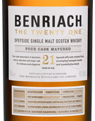 Виски из Шотландии Benriach 21 Years в подарочной упаковке
