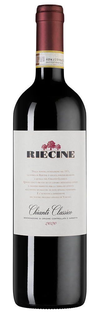 Вино Chianti Classico, Riecine, 2020, (134160), Италия, Тоскана, красное, сухое, 0.75 л, Кьянти Классико, цена 5990 рублей