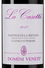Вино Valpolicella Classico Superiore Ripasso La Casetta, (119552), красное полусухое, 2017 г., 0.75 л, Вальполичелла Классико Супериоре Рипассо Ла Казетта цена 3990 рублей