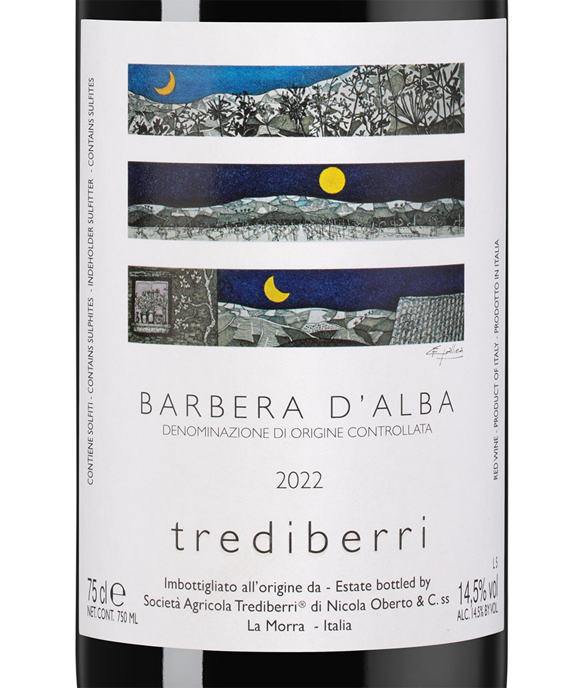 Вино Barbera d'Alba, Trediberri, 2022, (144812), Италия, Пьемонт, красное, сухое, 0.75 л, Барбера д'Альба, цена 5490 рублей