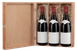 Аксессуары для вина Футляр для 3-х бутылок 0.75 л, Бургонь (бук)