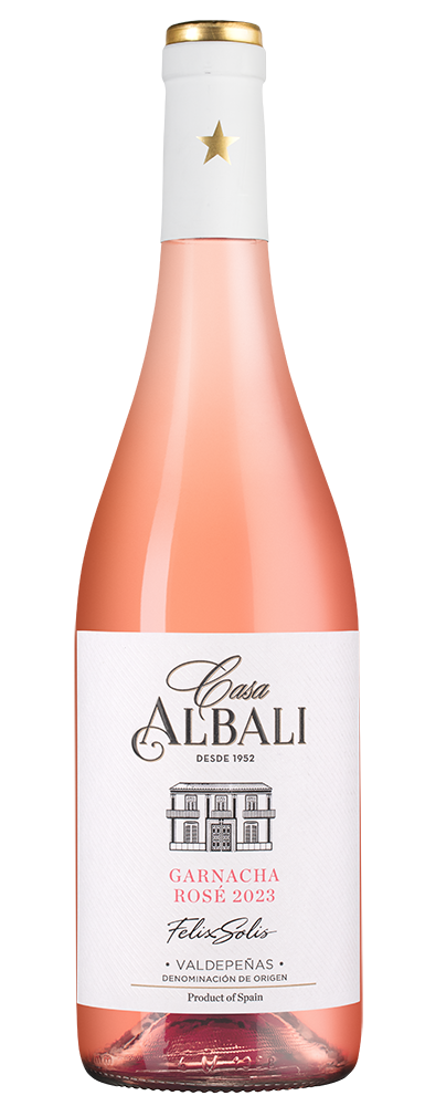 Вино Casa Albali Garnacha Rose, Felix Solis, 2023, (147765), Испания, Кастилия Ла Манча, розовое, полусухое, 0.75 л, Каса Албали Гарнача Розе, цена 1490 рублей
