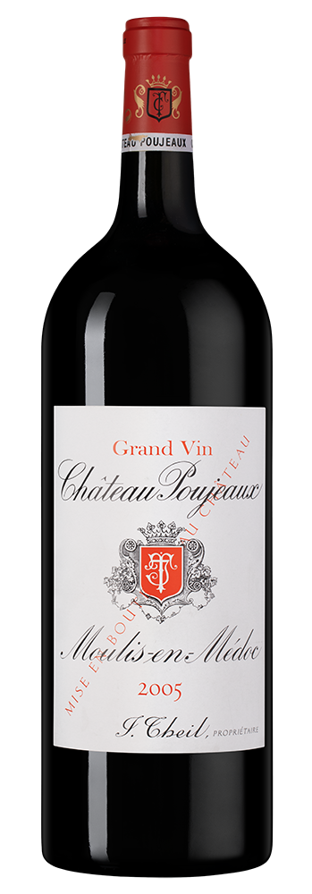 Вино Chateau Poujeaux (Moulis-en-Medoc), 2005, 1.5л, (151558), Франция, Бордо, красное, сухое, 1.5 л, Шато Пужо, цена 36490 рублей