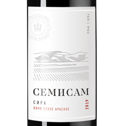 Вино Семисам Сира, Шумринка, 2019, (137554), Россия, Кубань, красное, сухое, 0.75 л, Семисам Сира, цена 1240 рублей