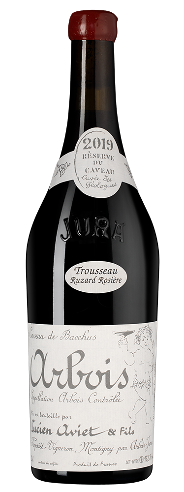 Вино Arbois Rouge Trousseau Ruzard, Caves de Bacchus (Lucien Aviet et Fils), 2019, (138861), Франция, Жюра, красное, сухое, 0.75 л, Арбуа Руж Труссо Рюзар, цена 13990 рублей