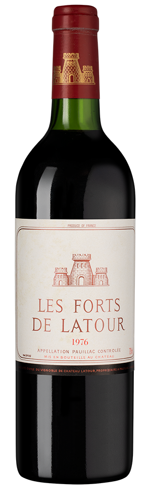 Вино Les Forts de Latour, Chateau Latour, 1976, 0.73л, (158662), Франция, Бордо, красное, сухое, 0.73 л, Ле Фор де Латур, цена 92490 рублей