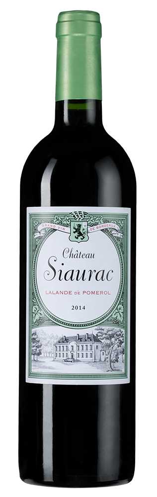 Вино Chateau Siaurac (Lalande-de-Pomerol), Chаteau Siaurac, 2014, (136821), Франция, Бордо, красное, сухое, 0.75 л, Шато Сьёрак, цена 6743 рублей