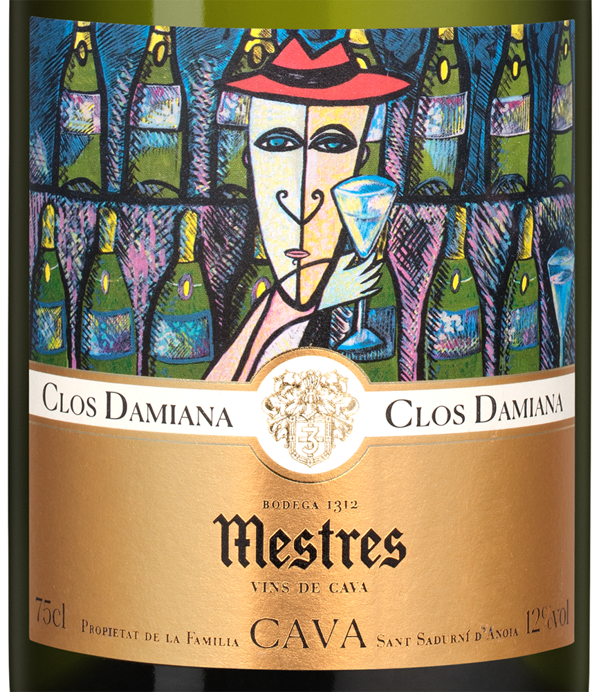 Игристое вино Cava Damiana Gran Reserva, Mestres, 2013, (155738), Испания, Каталония, белое, экстра брют, 0.75 л, Кава Дамиана Гран Ресерва, цена 28490 рублей