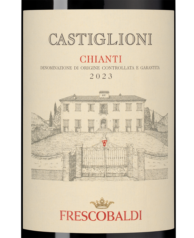 Вино Chianti Castiglioni в подарочной упаковке, Frescobaldi, 2023, (150384), Италия, Тоскана, красное, сухое, 0.75 л, Кьянти Кастильони, цена 3990 рублей