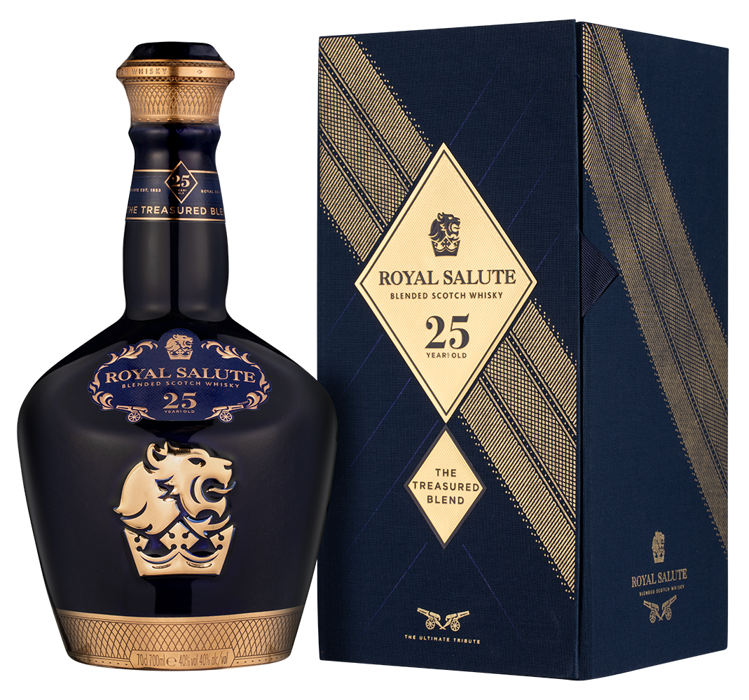 Виски Chivas Regal Royal Salute 25 Years Old в подарочной упаковке, (152100), Шотландия, 0.7 л, Чивас Ригал 25 Лет, цена 42990 рублей