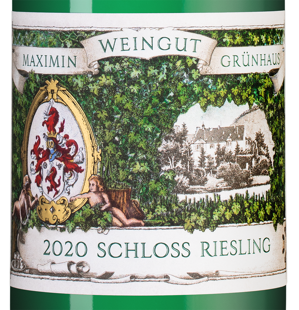 Вино Schloss Riesling, Maximin Grunhaus, 2020, (130005), Германия, Мозель, белое, полусухое, 0.75 л, Шлосс Рислинг, цена 5490 рублей