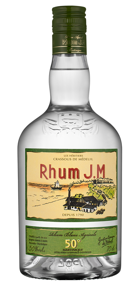 Ром Rhum J.M Blanc, (141307), Франция, Мартиника, 0.7 л, Ром Джей Эм, цена 4790 рублей