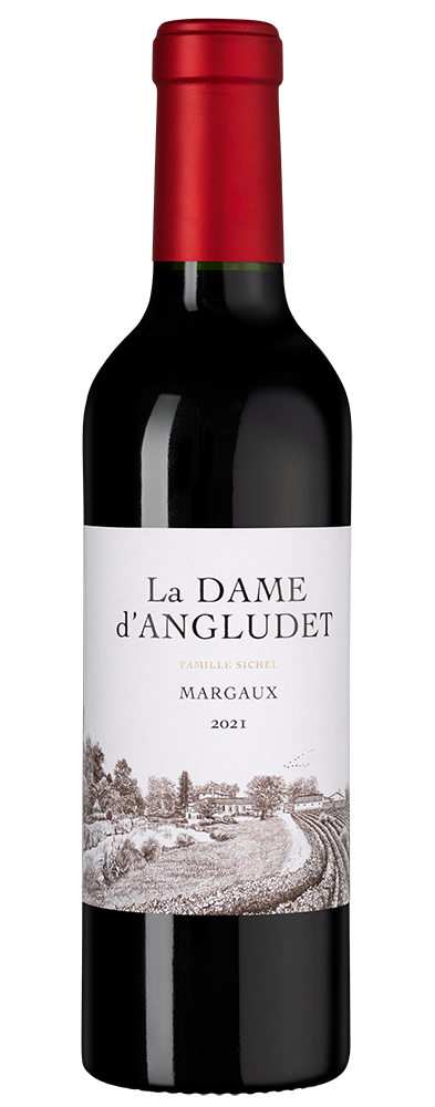 Вино La Dame d'Angludet, Chateau Angludet, 2021, 0.375л, (154190), Франция, Бордо, красное, сухое, 0.375 л, Ля Дам д`Англюде Шато Англюде, цена 4890 рублей