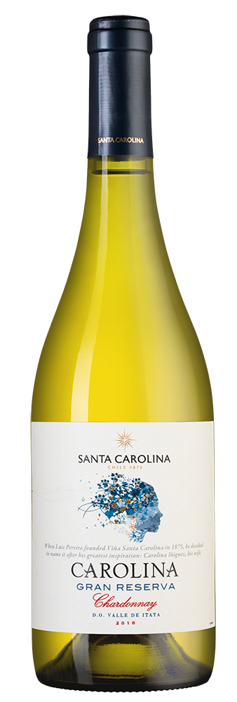 Вино Gran Reserva Chardonnay, Santa Carolina, 2019, (132267), Чили, Центральная Долина, белое, сухое, 0.75 л, Гран Ресерва Шардоне, цена 2490 рублей