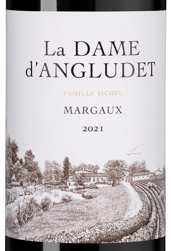 Вино La Dame d'Angludet, Chateau Angludet, 2021, 0.375л, (154190), Франция, Бордо, красное, сухое, 0.375 л, Ля Дам д`Англюде Шато Англюде, цена 4890 рублей