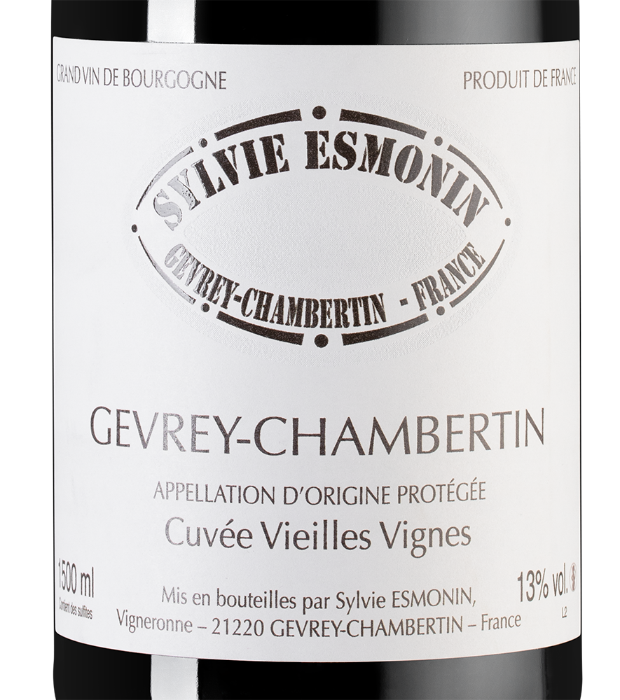 Вино Gevrey-Chambertin Vieilles Vignes, Domaine Sylvie Esmonin, 2020, 1.5л, (142212), Франция, Бургундия, красное, сухое, 1.5 л, Жевре-Шамбертен Вьей Винь, цена 59990 рублей