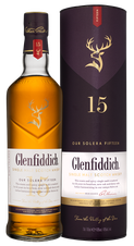 Виски Glenfiddich 15 Years Old в подарочной упаковке, (147319), gift box в подарочной упаковке, Односолодовый 15 лет, Шотландия, 0.7 л, Гленфиддик 15 лет цена 9890 рублей
