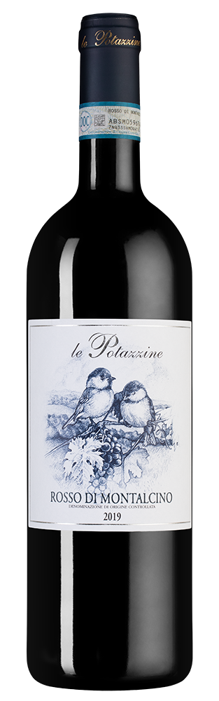 Вино Rosso di Montalcino, Le Potazzine, 2019, (125640), Италия, Тоскана, красное, сухое, 0.75 л, Россо ди Монтальчино, цена 13490 рублей