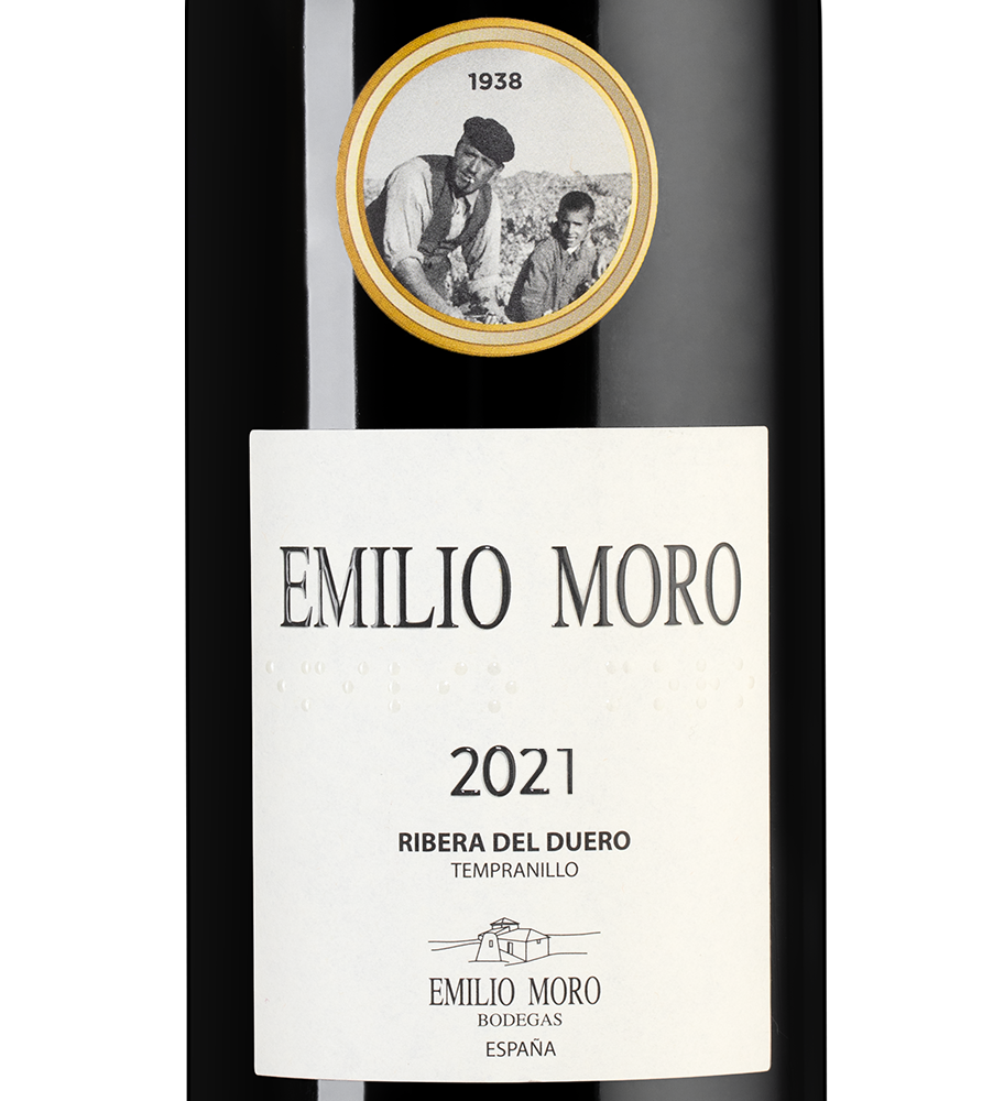 Вино Emilio Moro, 2021, (147295), Испания, Кастилия и Леон, красное, сухое, 0.75 л, Рибера дель Дуэро Эмилио Моро, цена 5468 рублей