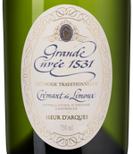 Белое шампанское и игристое вино из Лангедок-Руссильона Grande Cuvee 1531 Cremant de Limoux в подарочной упаковке