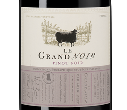 Вино Le Grand Noir Pinot Noir, (144248), красное полусухое, 2022, 0.75 л, Ле Гран Нуар Пино Нуар цена 1840 рублей