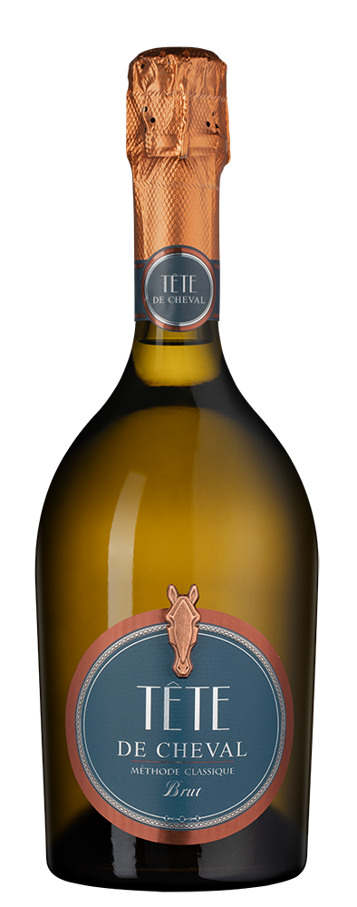 Игристое вино Tete de Cheval Brut, Поместье Голубицкое, 2023, (159652), Россия, Кубань, белое, брют, 0.75 л, Тет де Шеваль, цена 1490 рублей