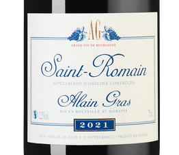Вино Saint-Romain Rouge, (141753), красное сухое, 2021 г., 0.75 л, Сен-Ромен Руж цена 9990 рублей