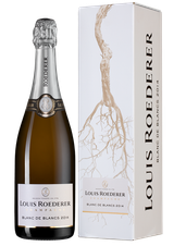 Шампанское Louis Roederer Brut Blanc de Blancs, (129884), gift box в подарочной упаковке, белое брют, 2014 г., 0.75 л, Блан де Блан Брют цена 23490 рублей
