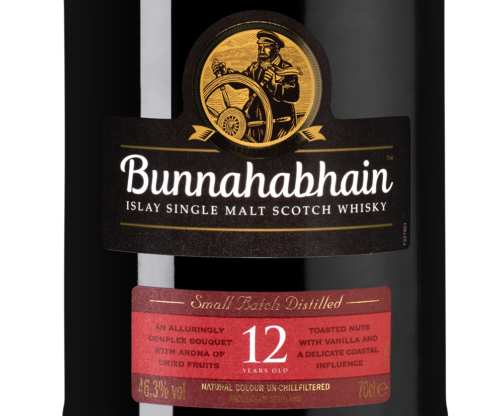 Виски Bunnahabhain Aged 12 Years в подарочной упаковке, (143237), Шотландия, Айла, 0.7 л, Буннахавэн Эйджд 12 Лет, цена 15990 рублей